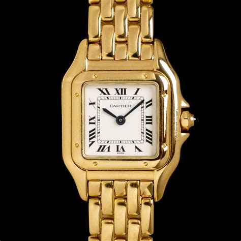 vintage cartier gold watch|cartier watches old models.